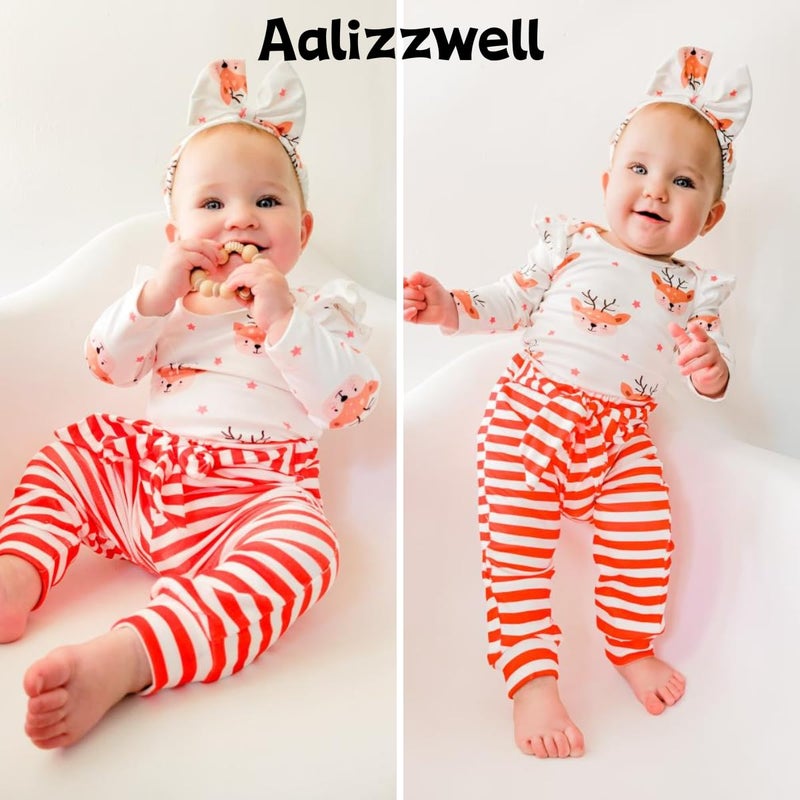 Aalizzwell 0-3 Months Girl Christmas Clothes - Image 3